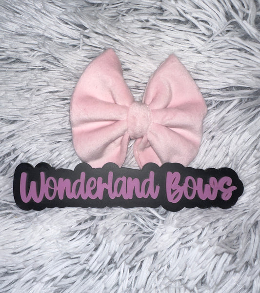 Baby Pink Plushy Velvet