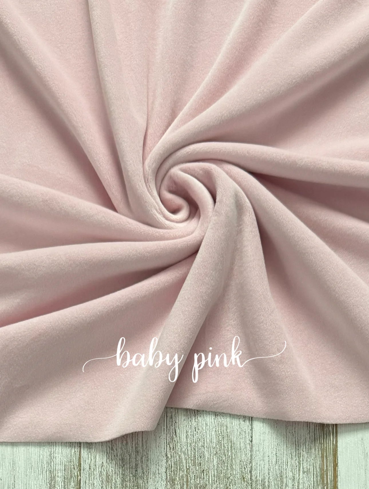 Baby Pink Plushy Velvet