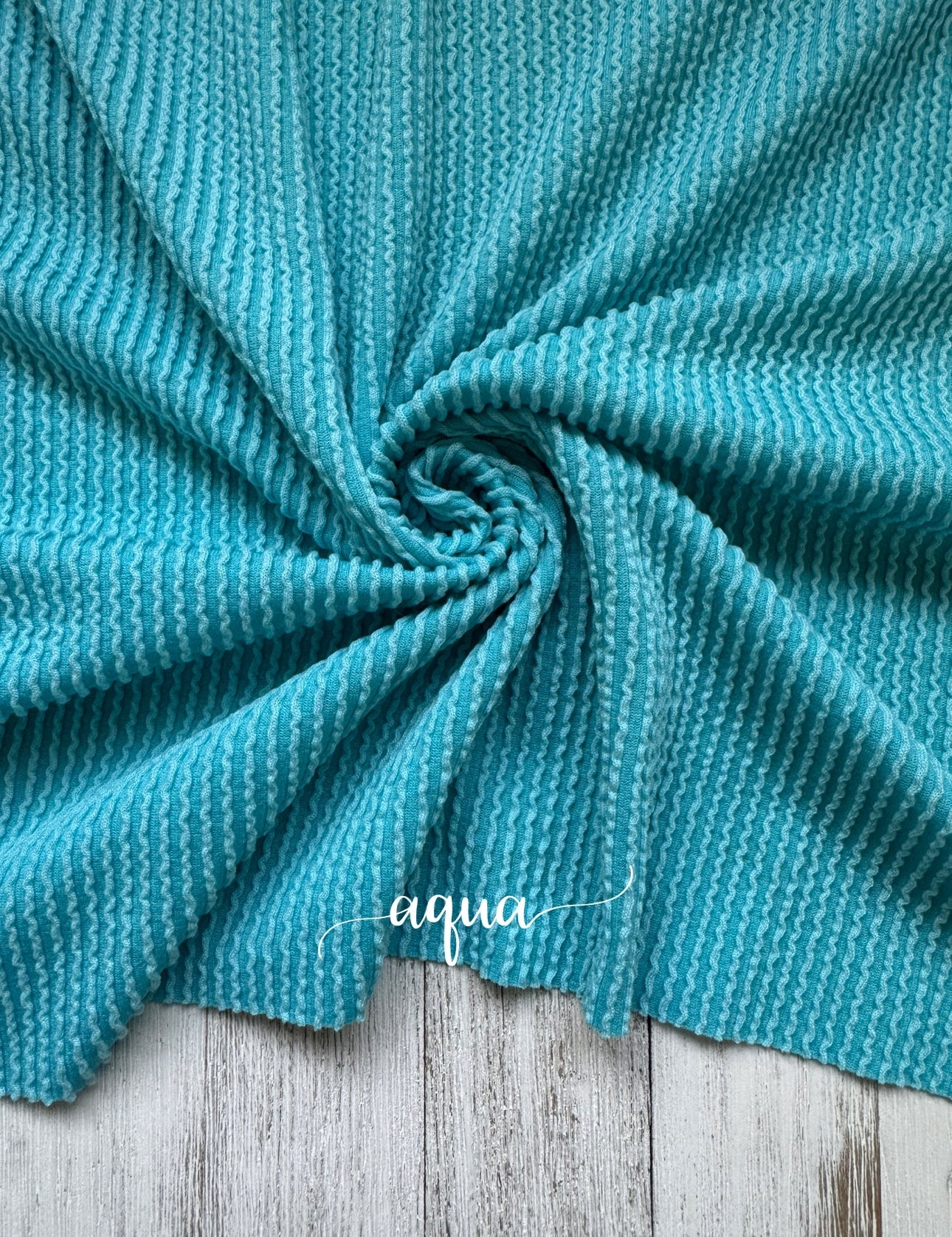 Aqua Cozy Knit