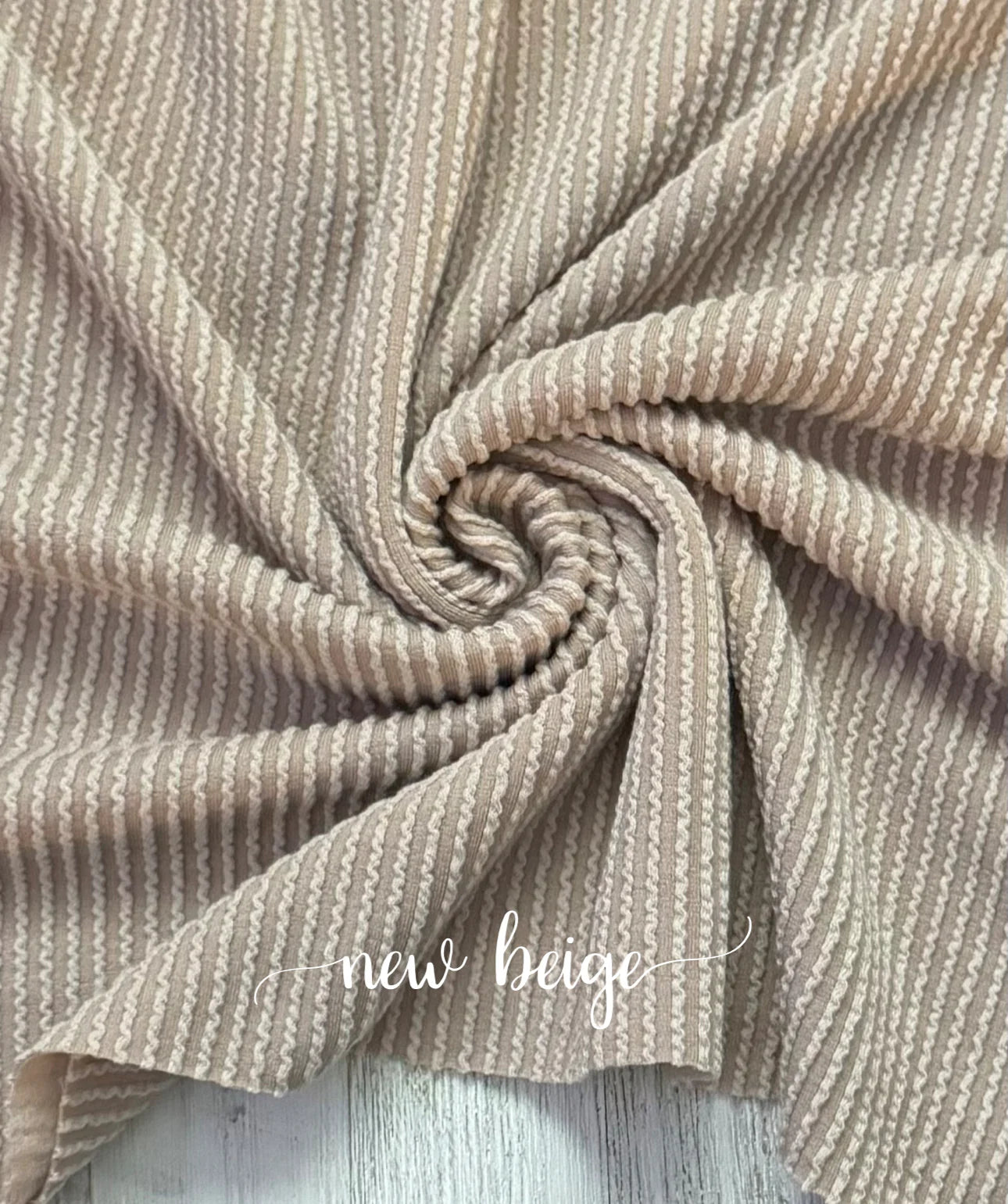 New Beige Cozy Knit