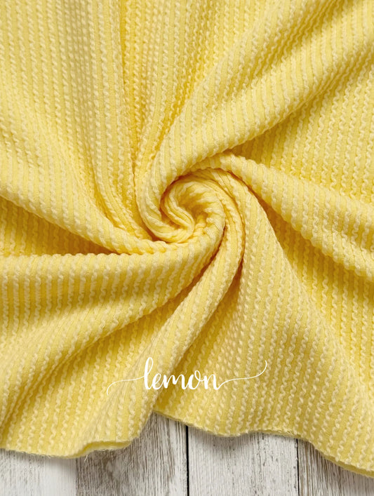 Lemon Cozy Knit