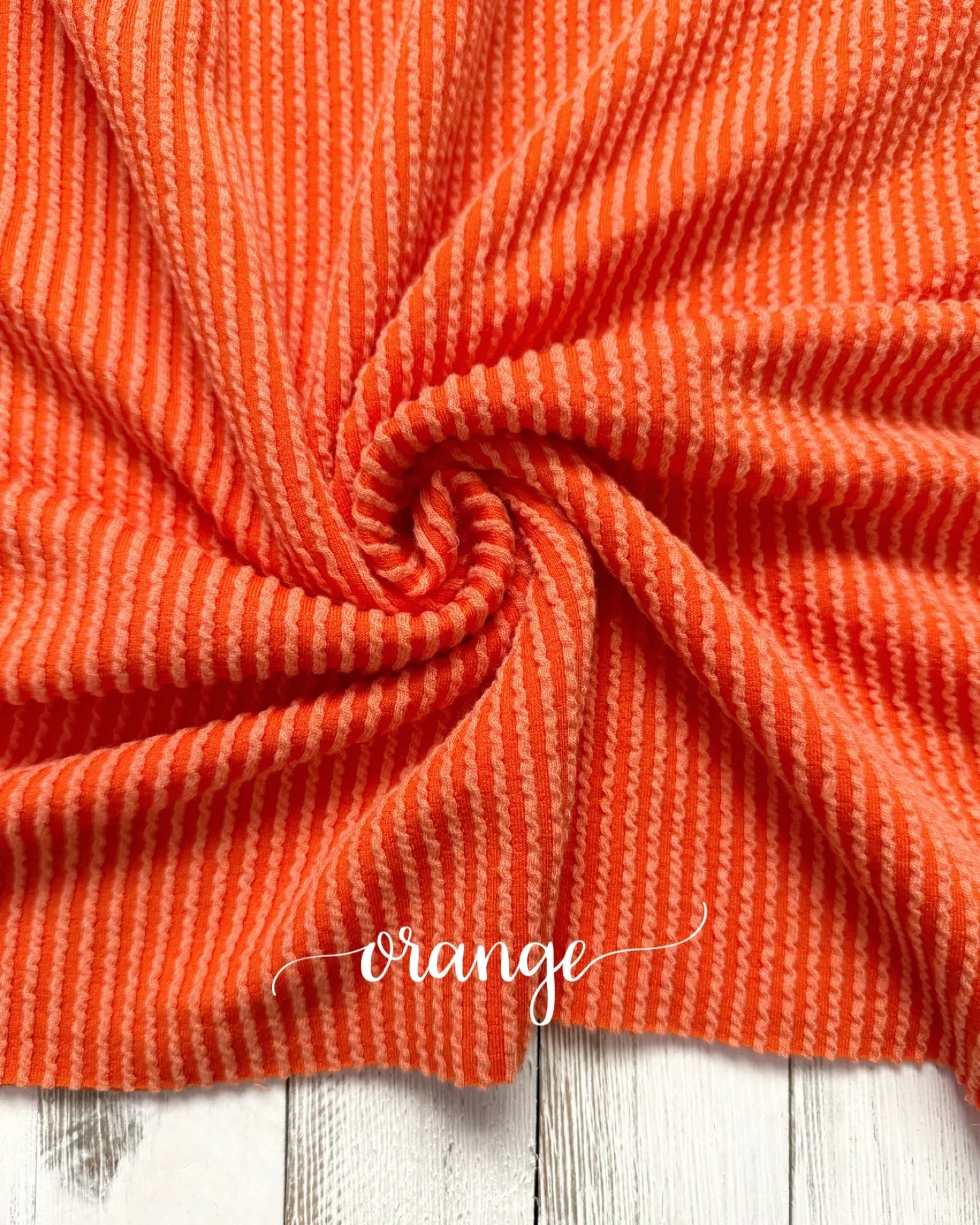 Orange Cozy Knit