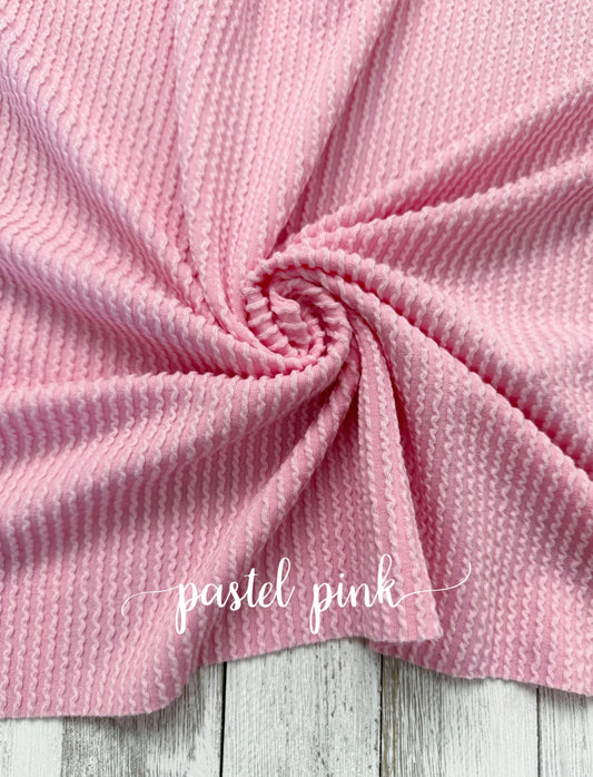 Pastel Pink Cozy Knit