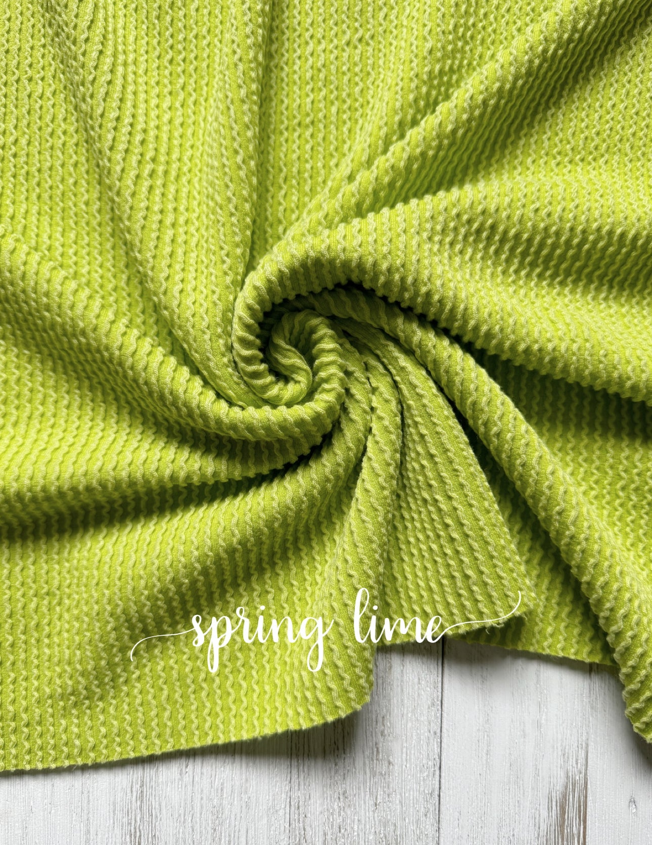 Spring Lime Cozy Knit