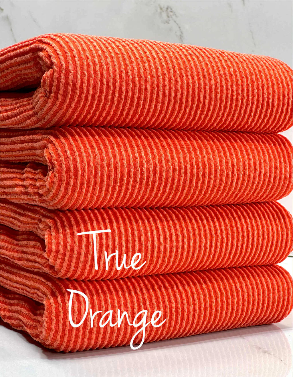 True Orange Cozy Knit