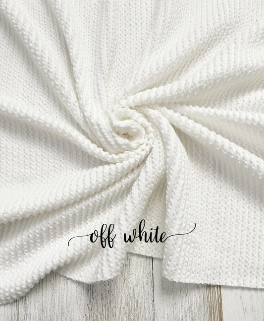 Off White Cozy Knit