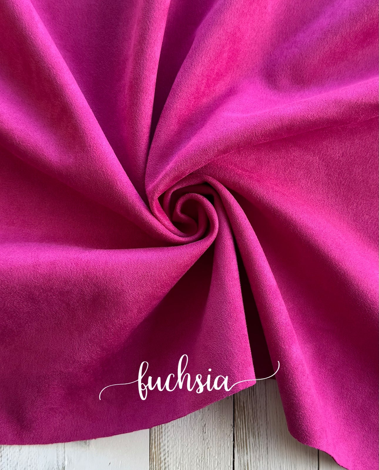 Fuchsia Suede