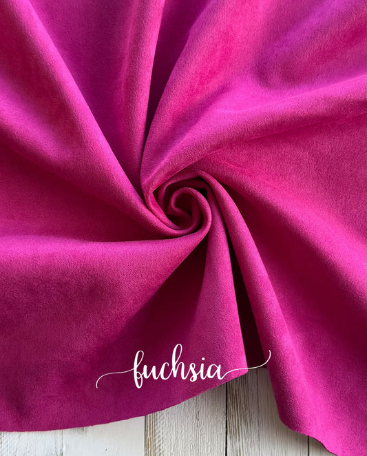 Fuchsia Suede