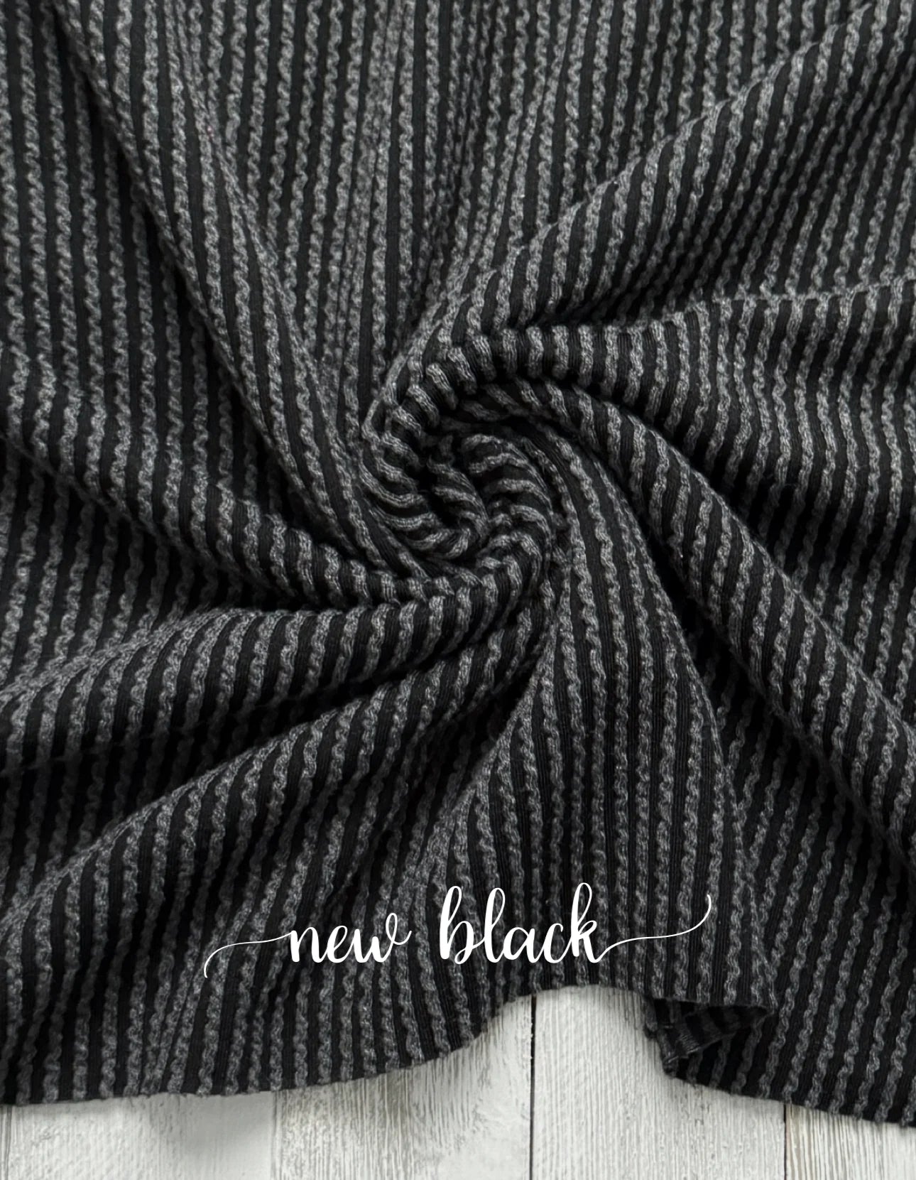 New Black Cozy Knit