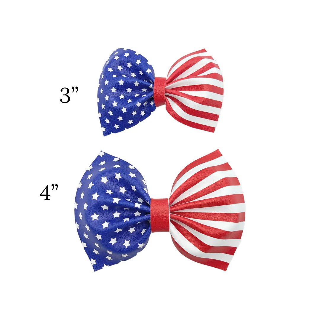 FOJ Leather Bows