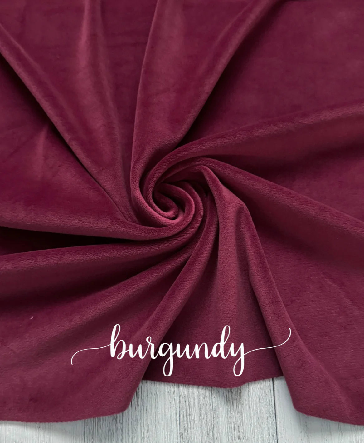 Burgundy Plushy