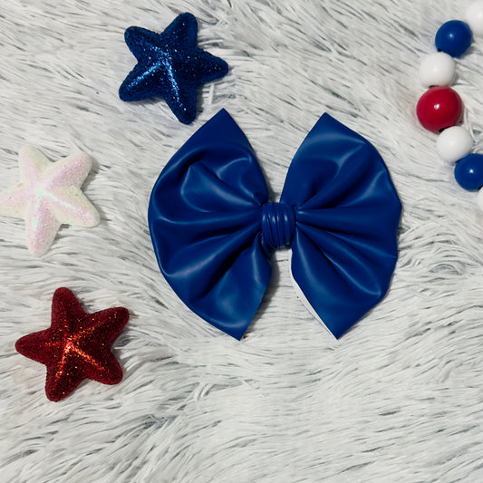 Blue Pleather