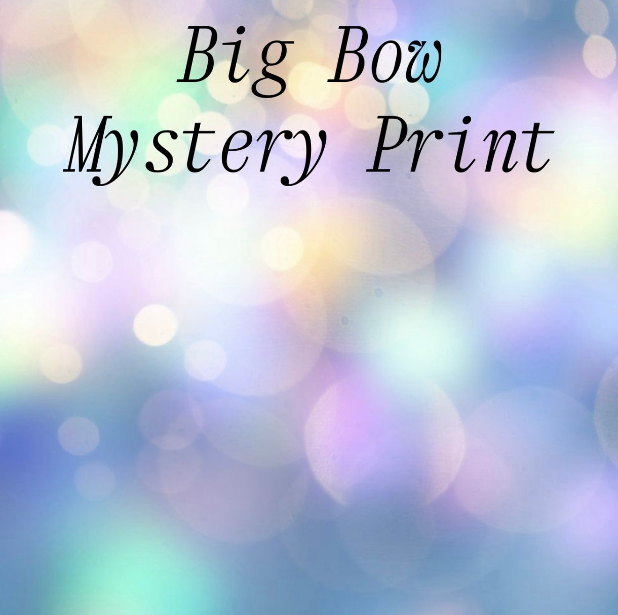 Mystery Print