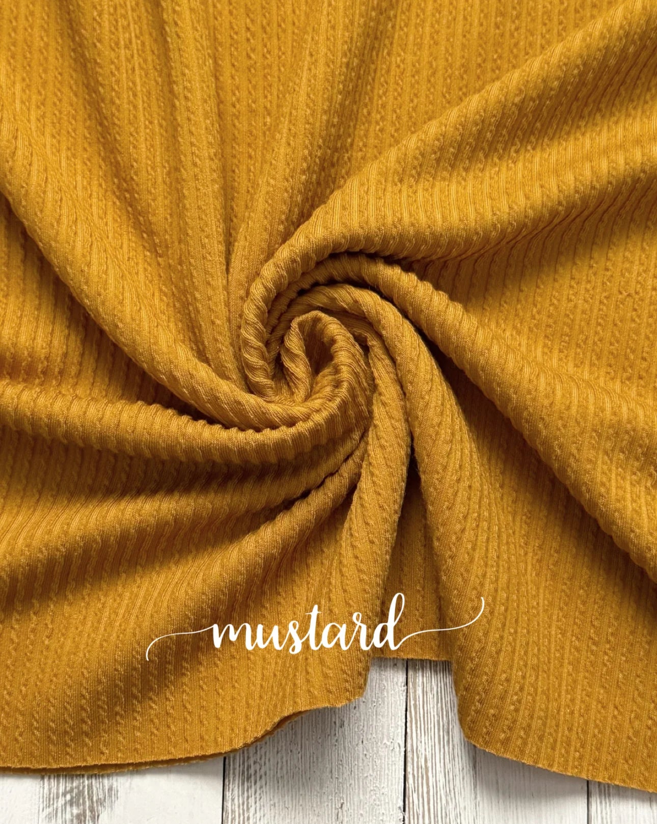 Mustard Cozy Knit