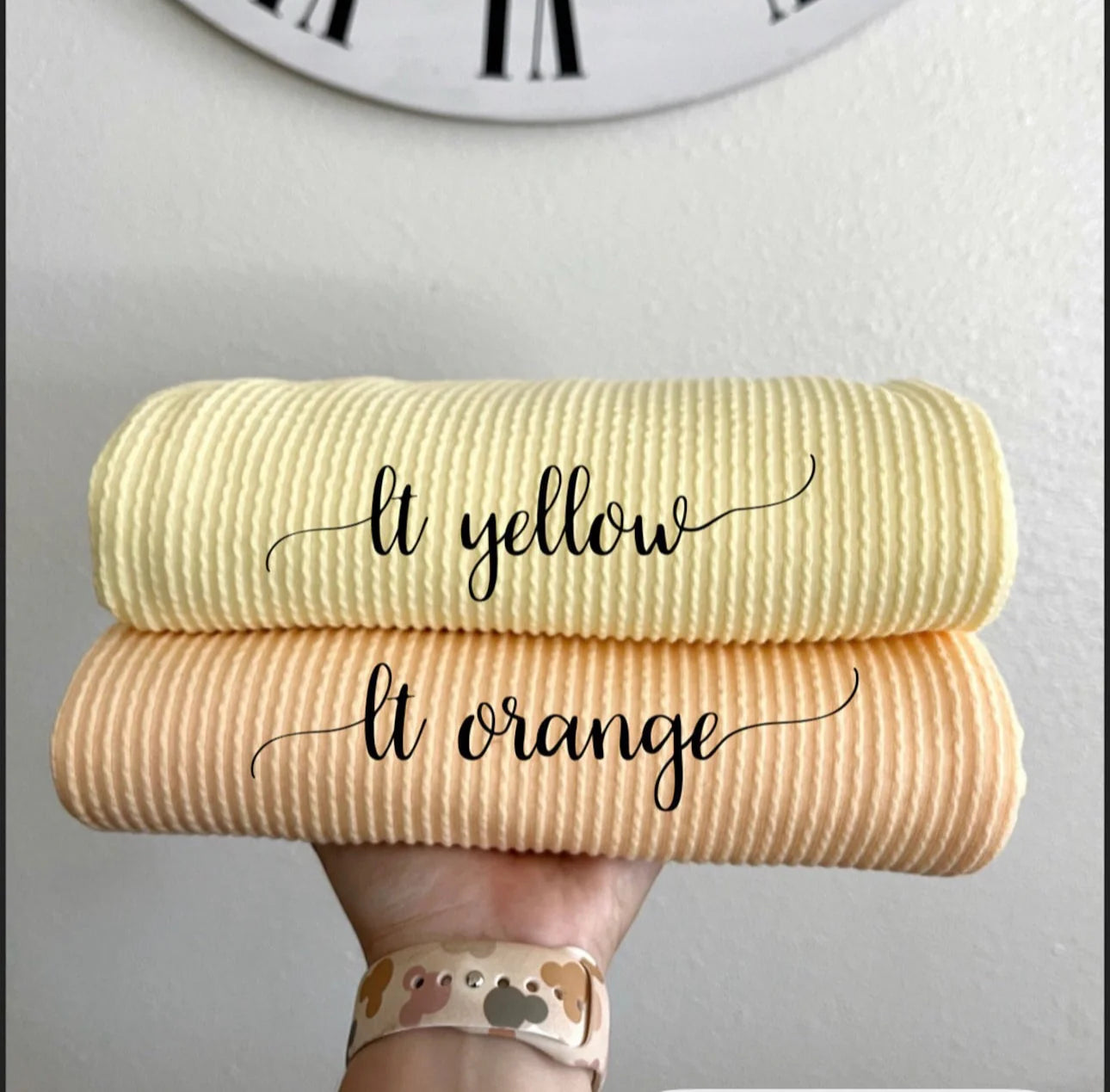 Light Orange Cozy Knit