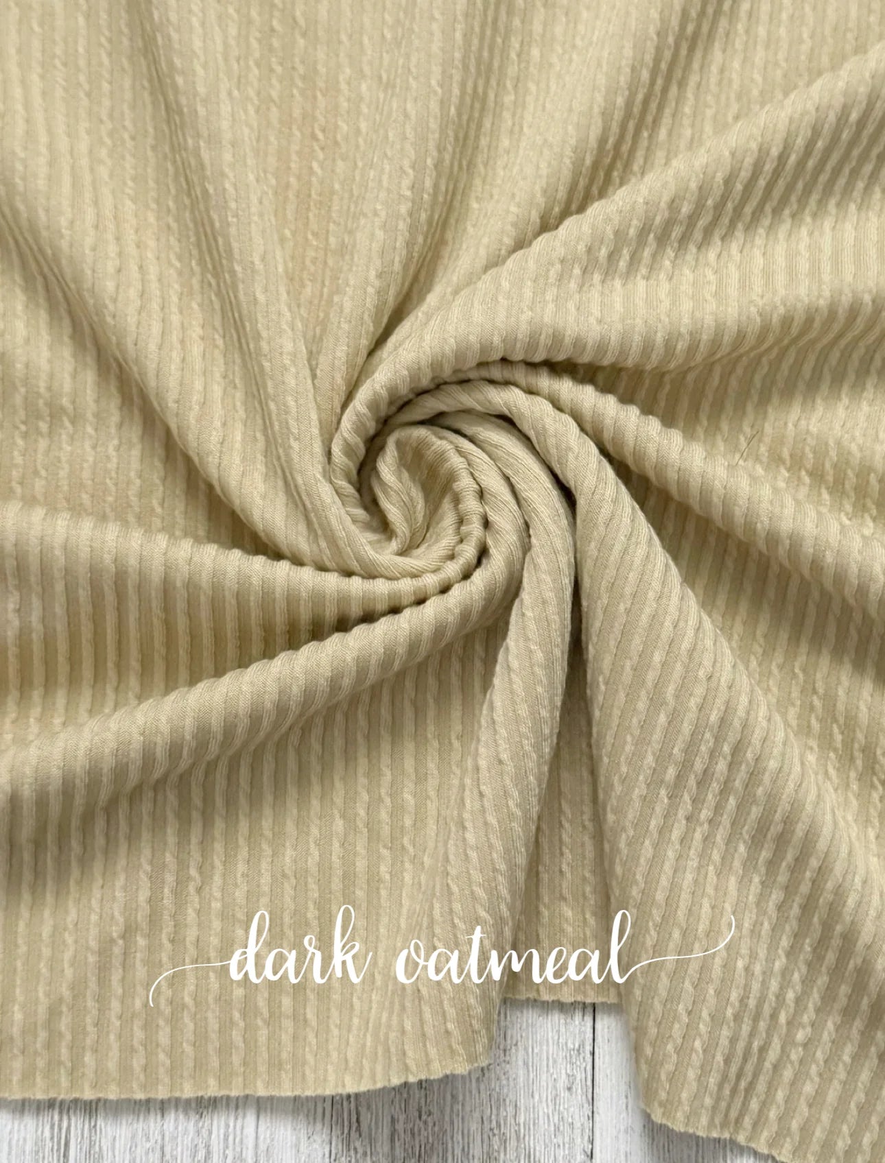 Dark Oatmeal Cozy Knit