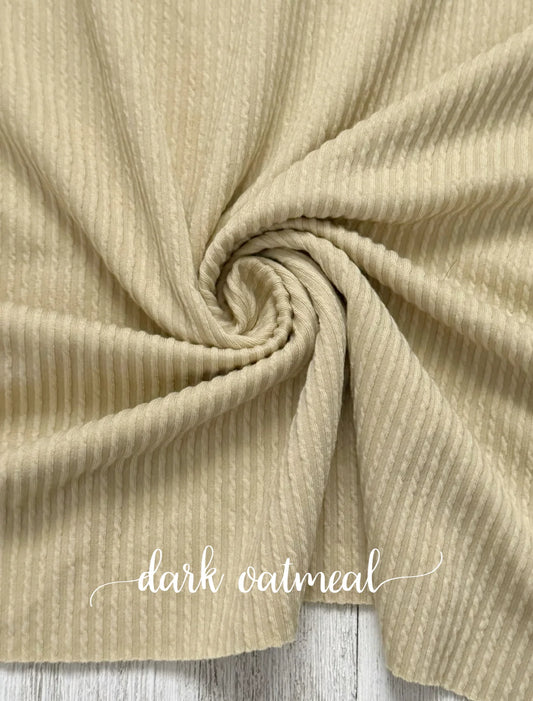Dark Oatmeal Cozy Knit