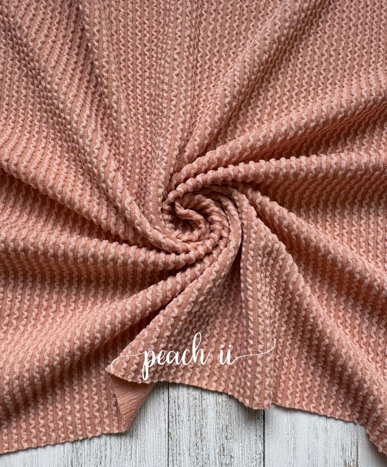 New Peach Cozy Knit