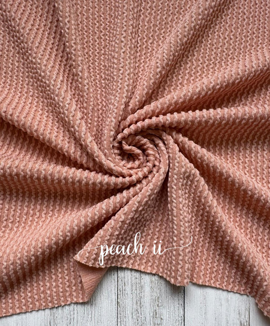 New Peach Cozy Knit