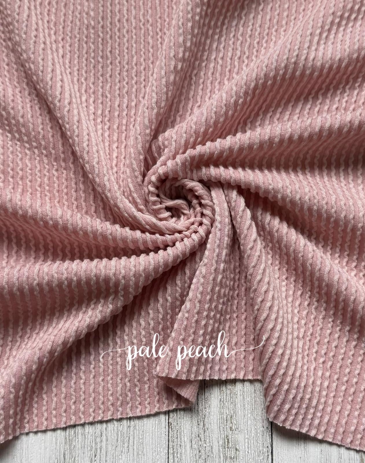 Pale Peach Cozy Knit
