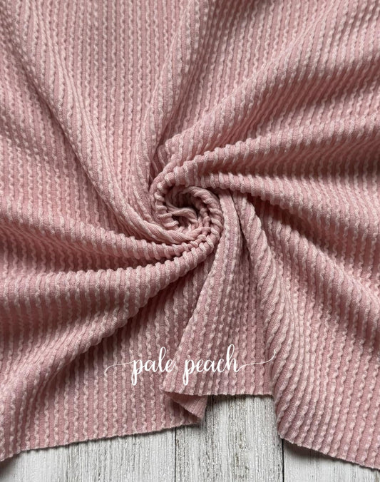 Pale Peach Cozy Knit