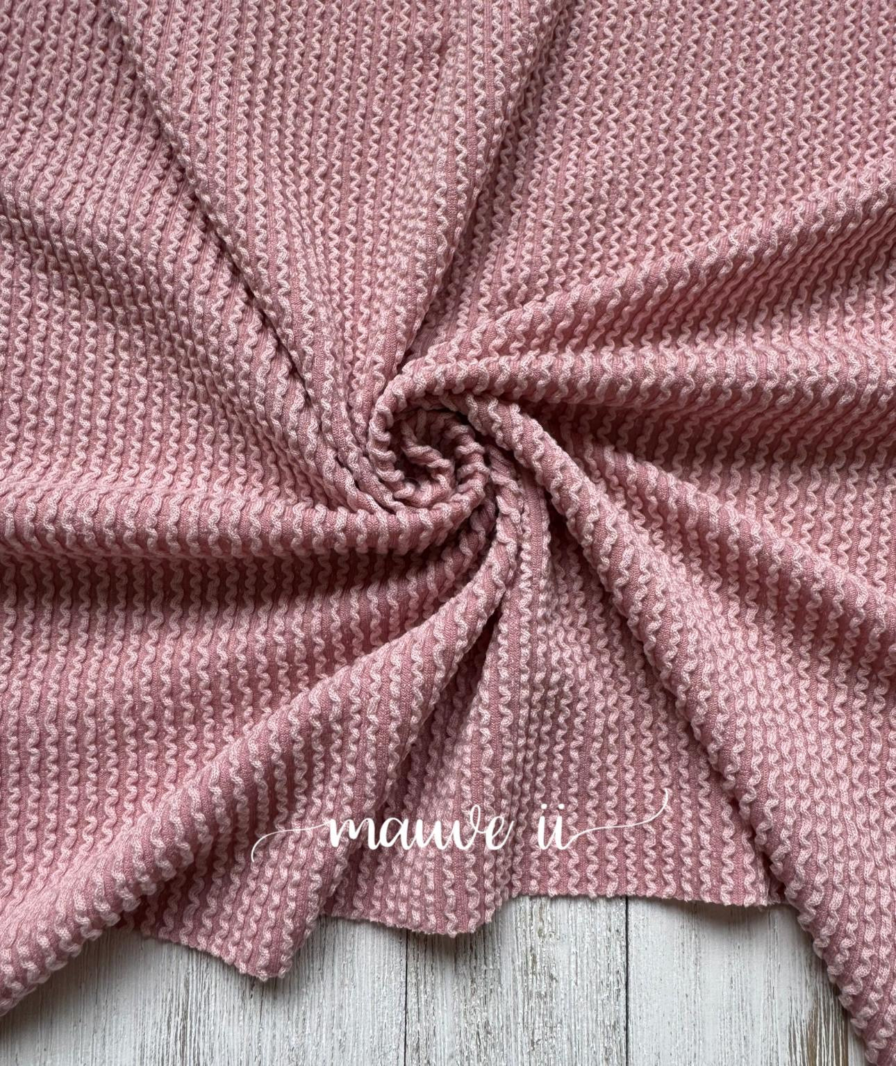 New Mauve Cozy Knit