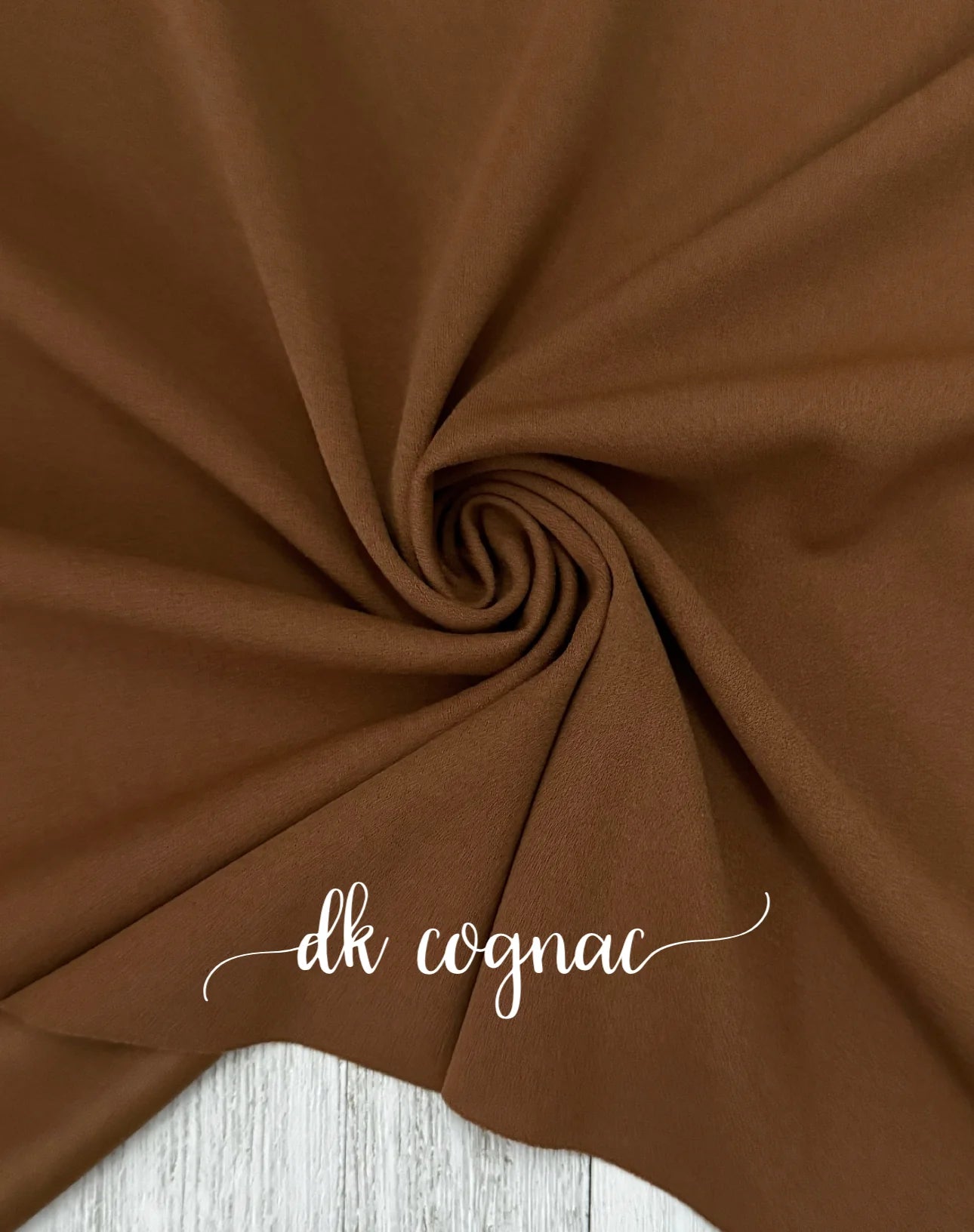 Dark Cognac Crepe