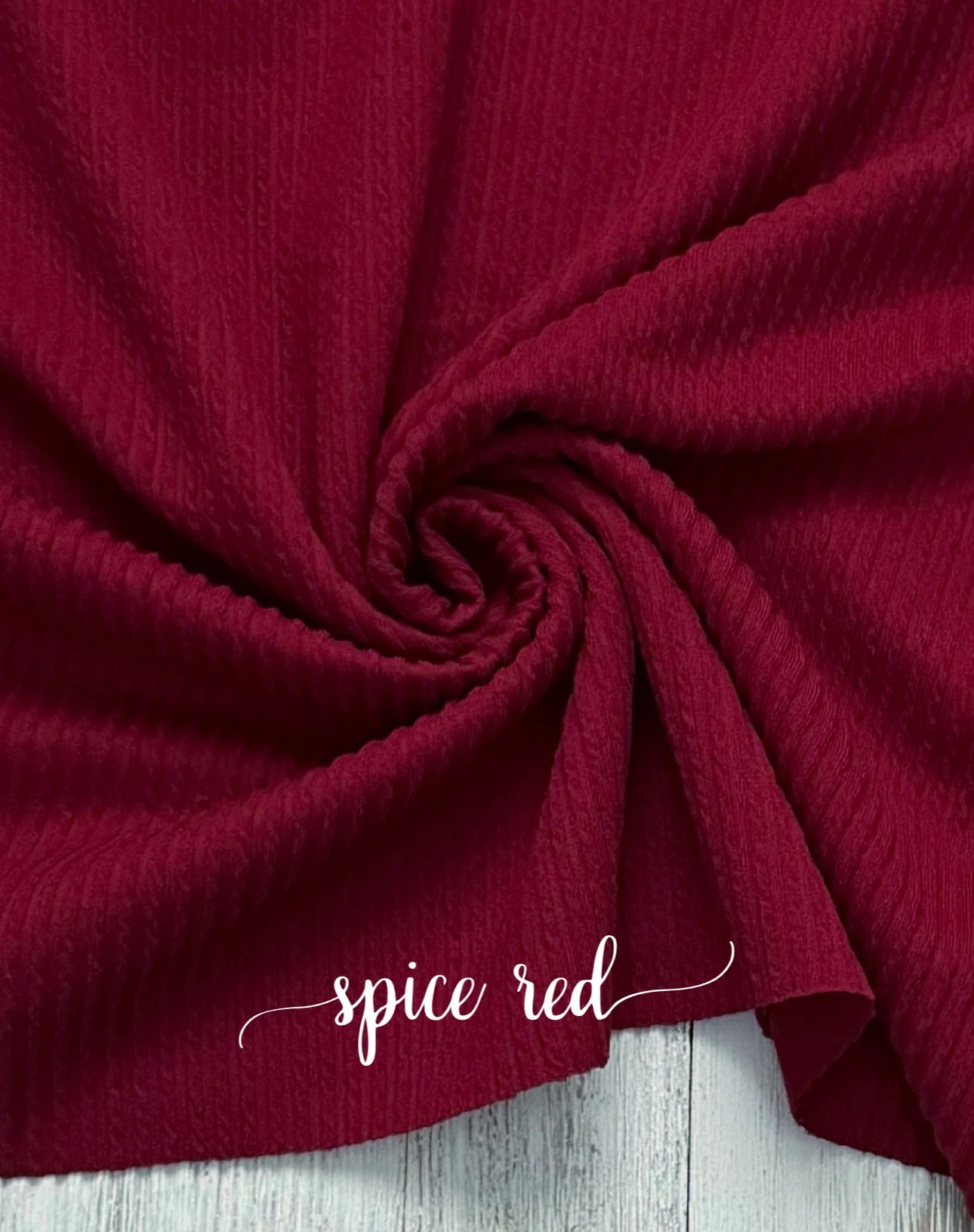 Spice Red Cozy Knit