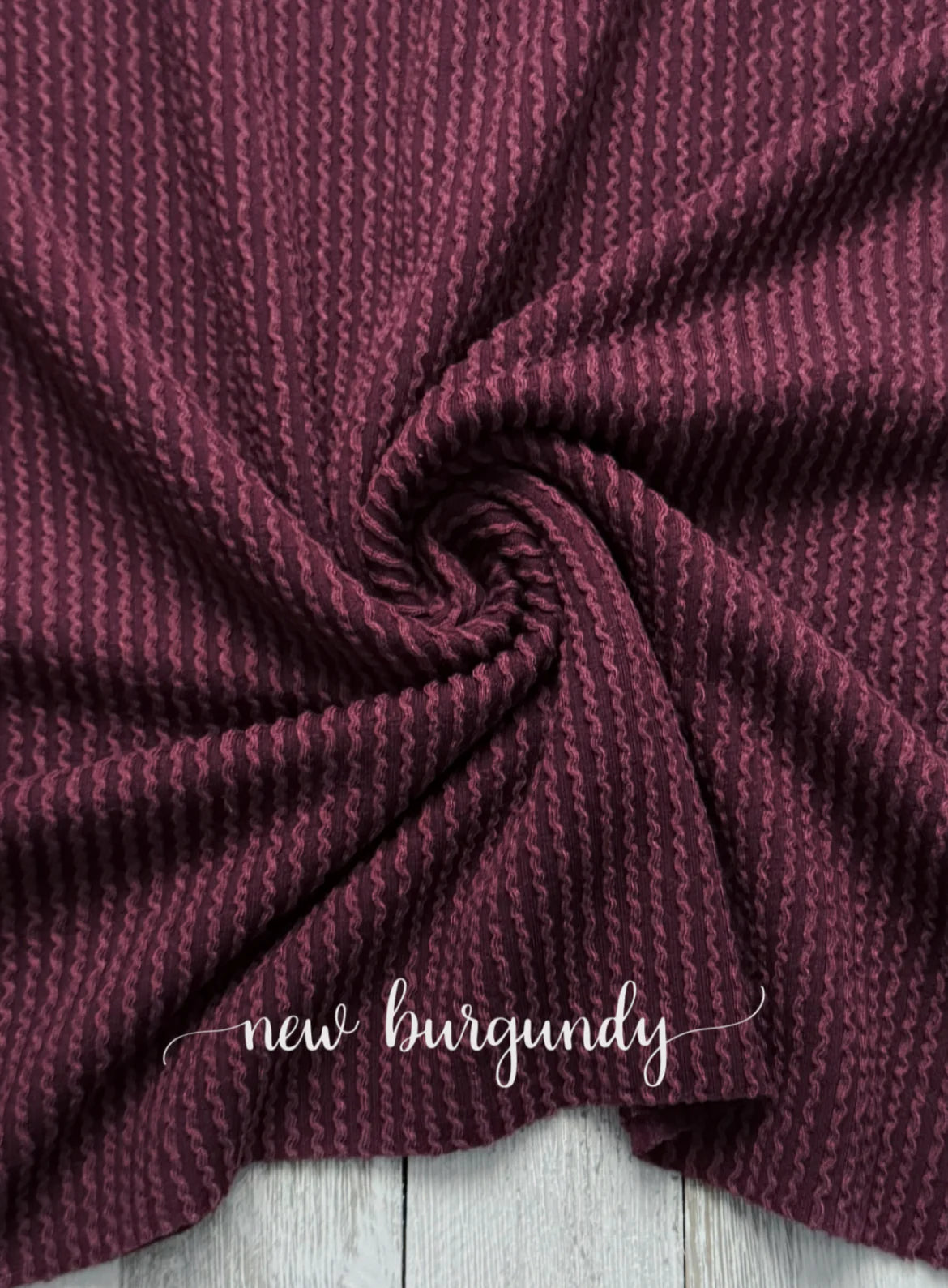 New Burgundy Cozy Knit