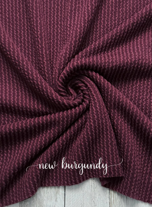 New Burgundy Cozy Knit