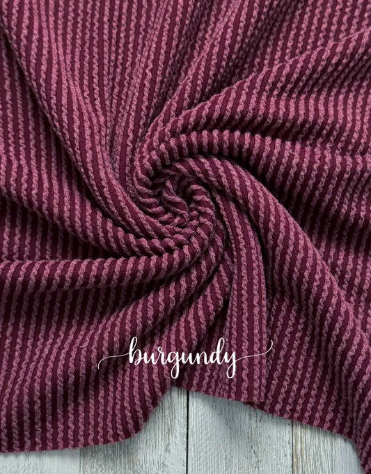 Burgundy Cozy Knit