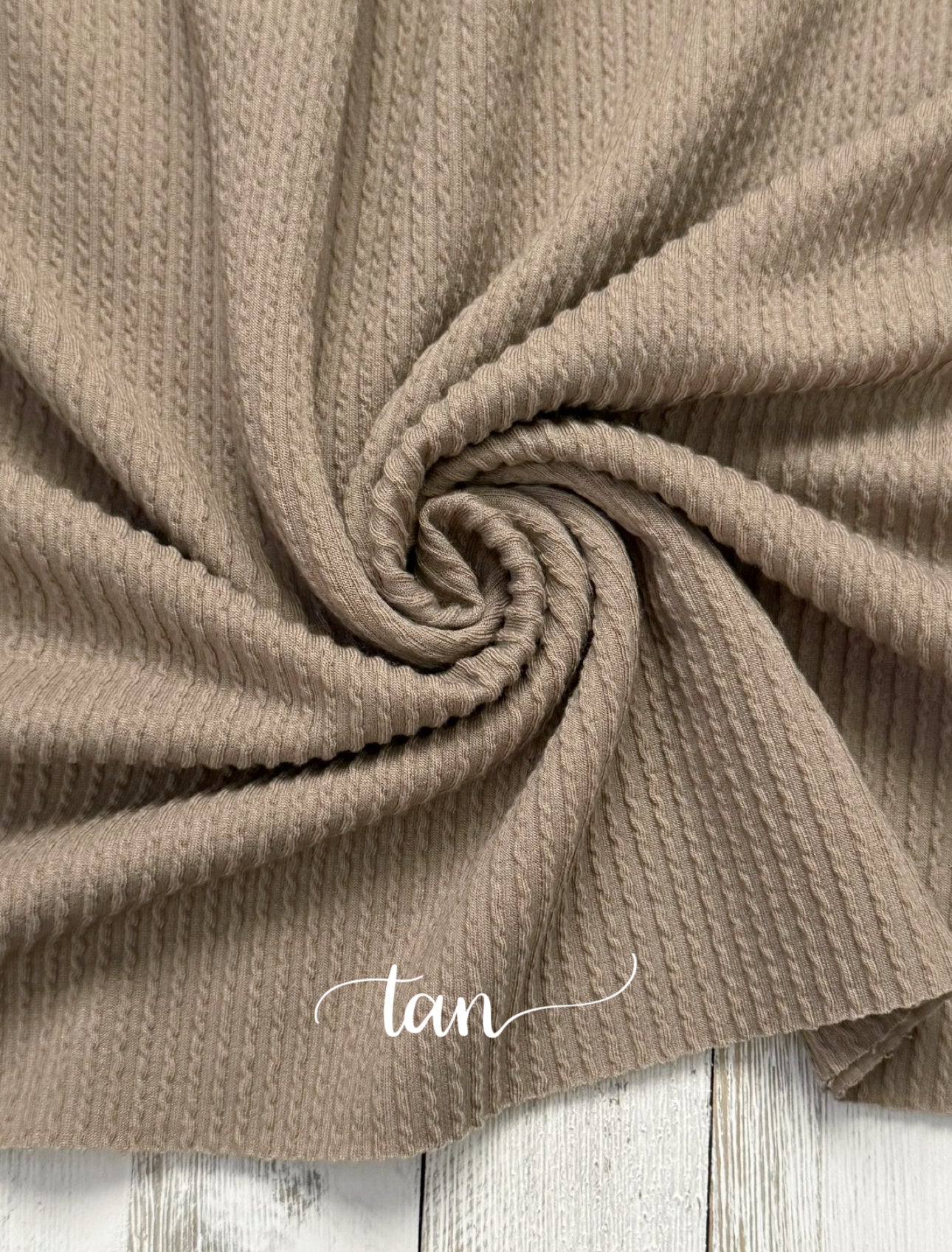 Tan Cozy Knit