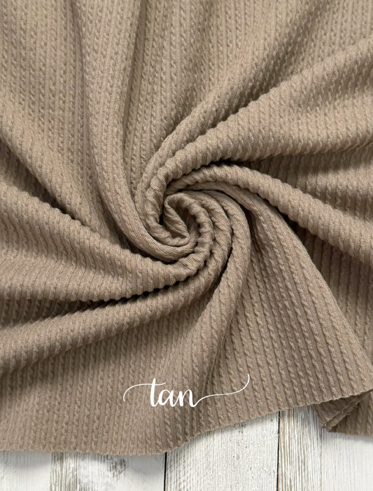 Tan Cozy Knit