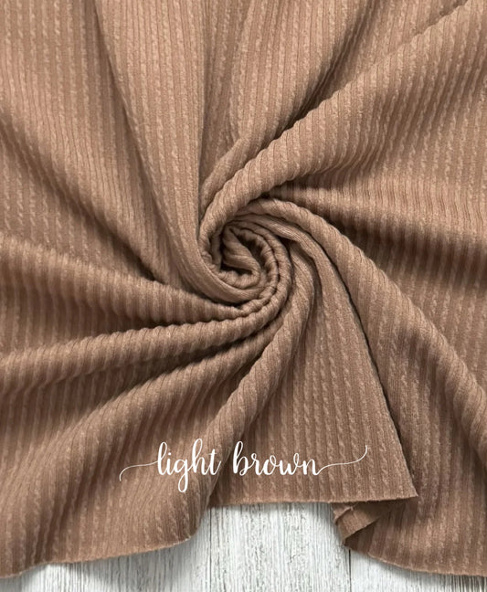 Light Brown Cozy Knit