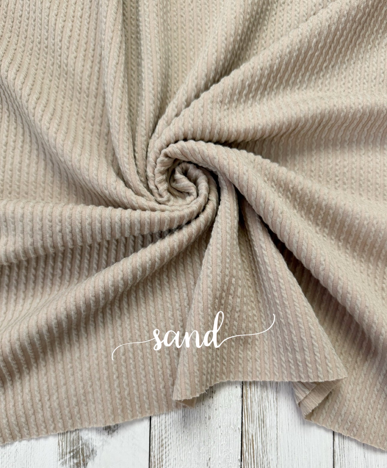 Sand Cozy Knit