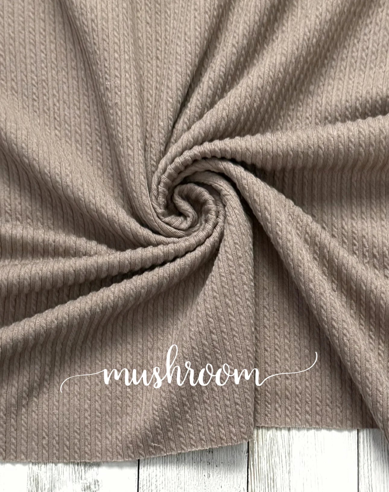 Mushroom Cozy Knit
