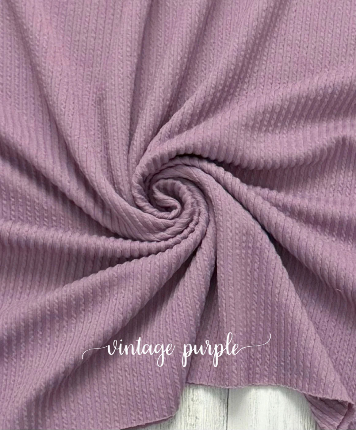 Vintage Purple Cozy Knit