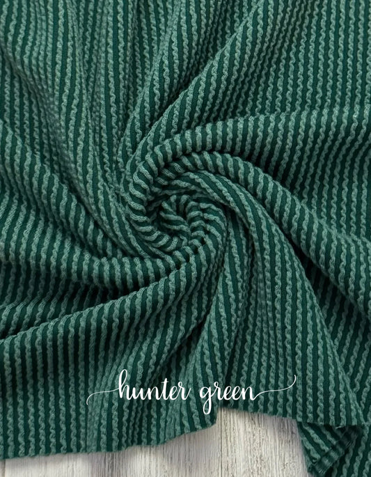 Hunter Green Cozy Knit