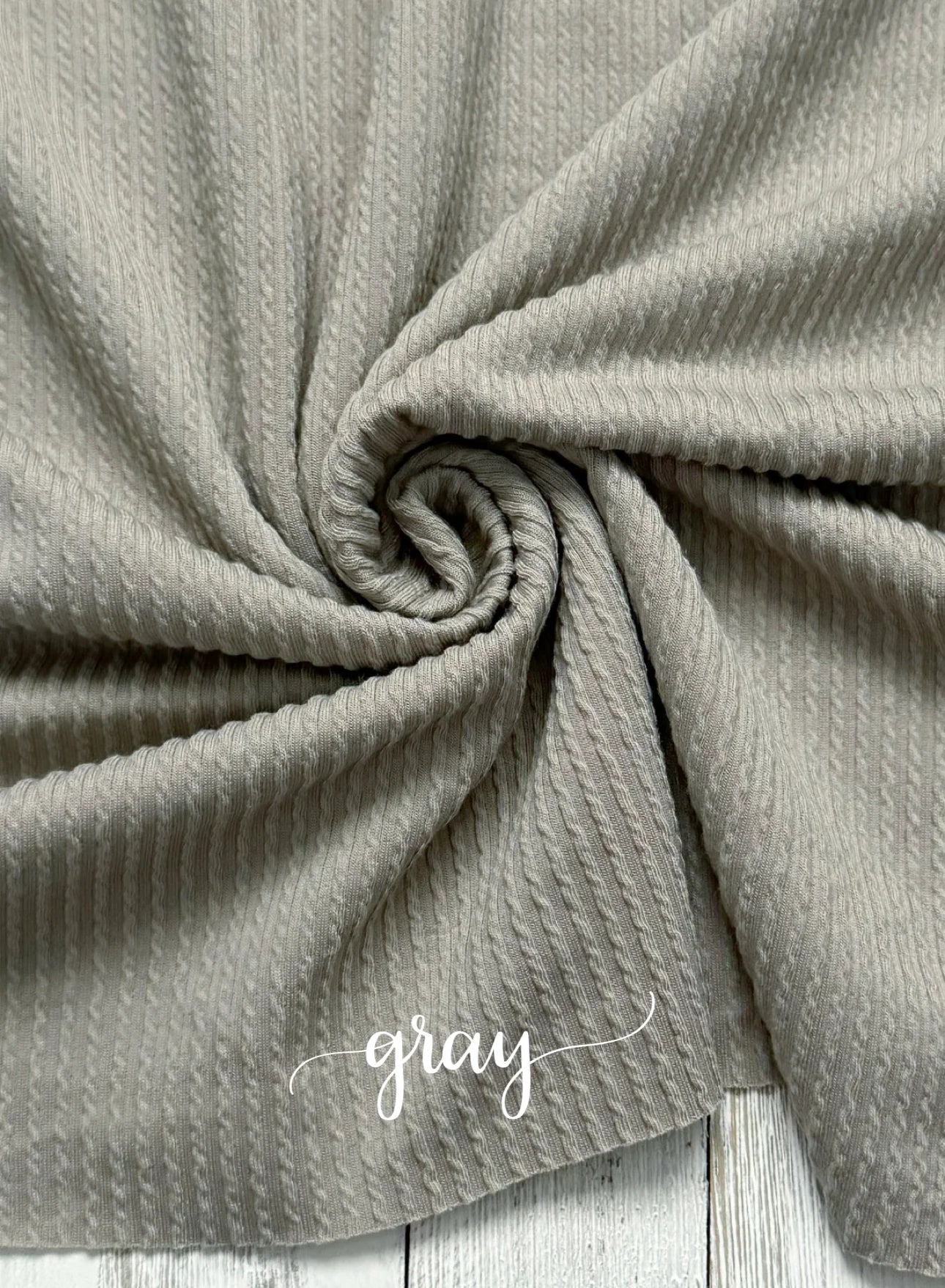 Gray Cozy Knit