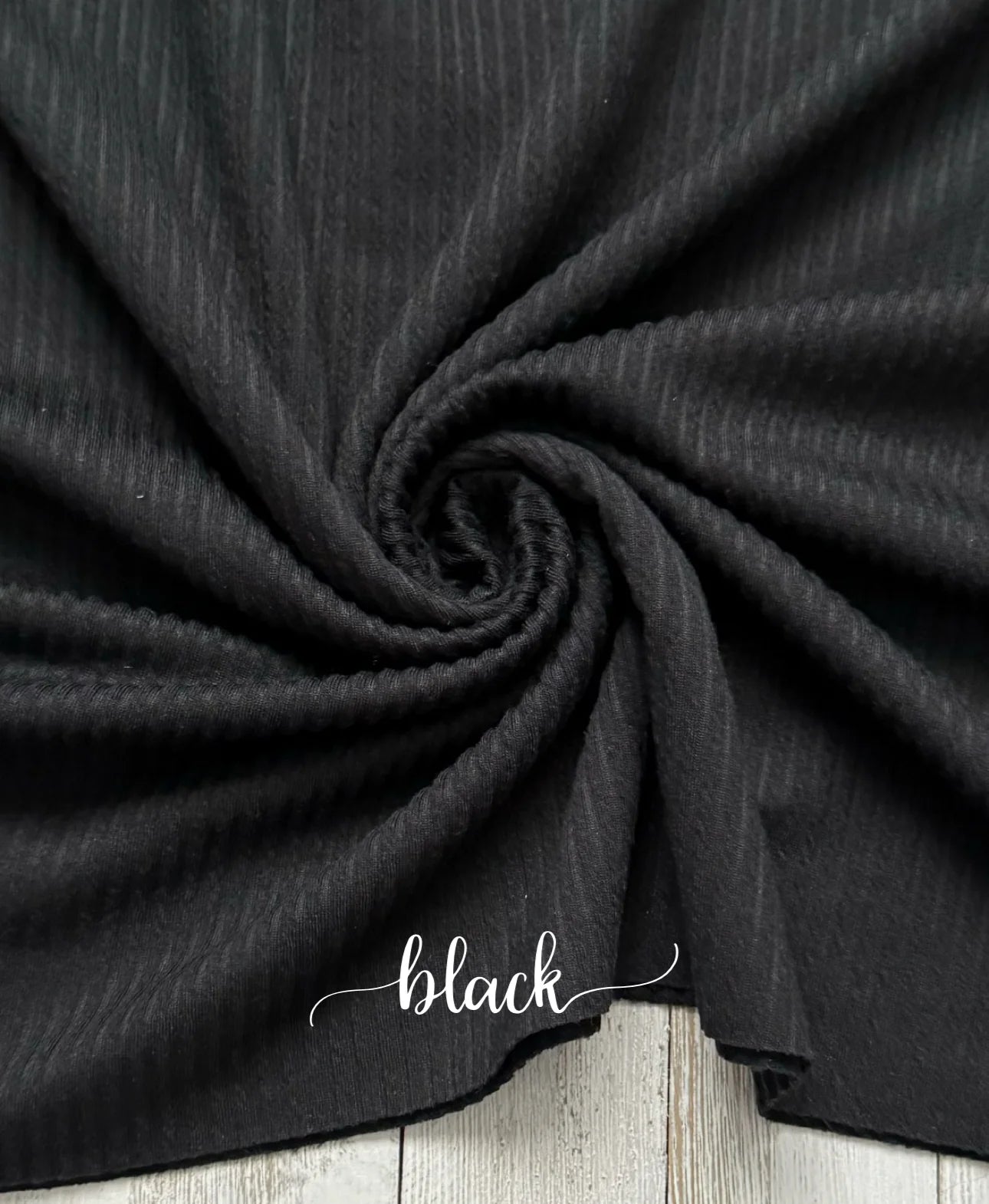 Black Cozy Knit