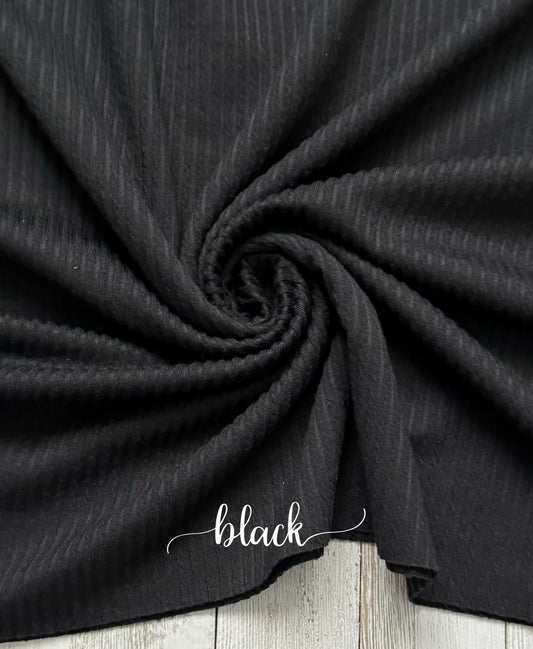 Black Cozy Knit