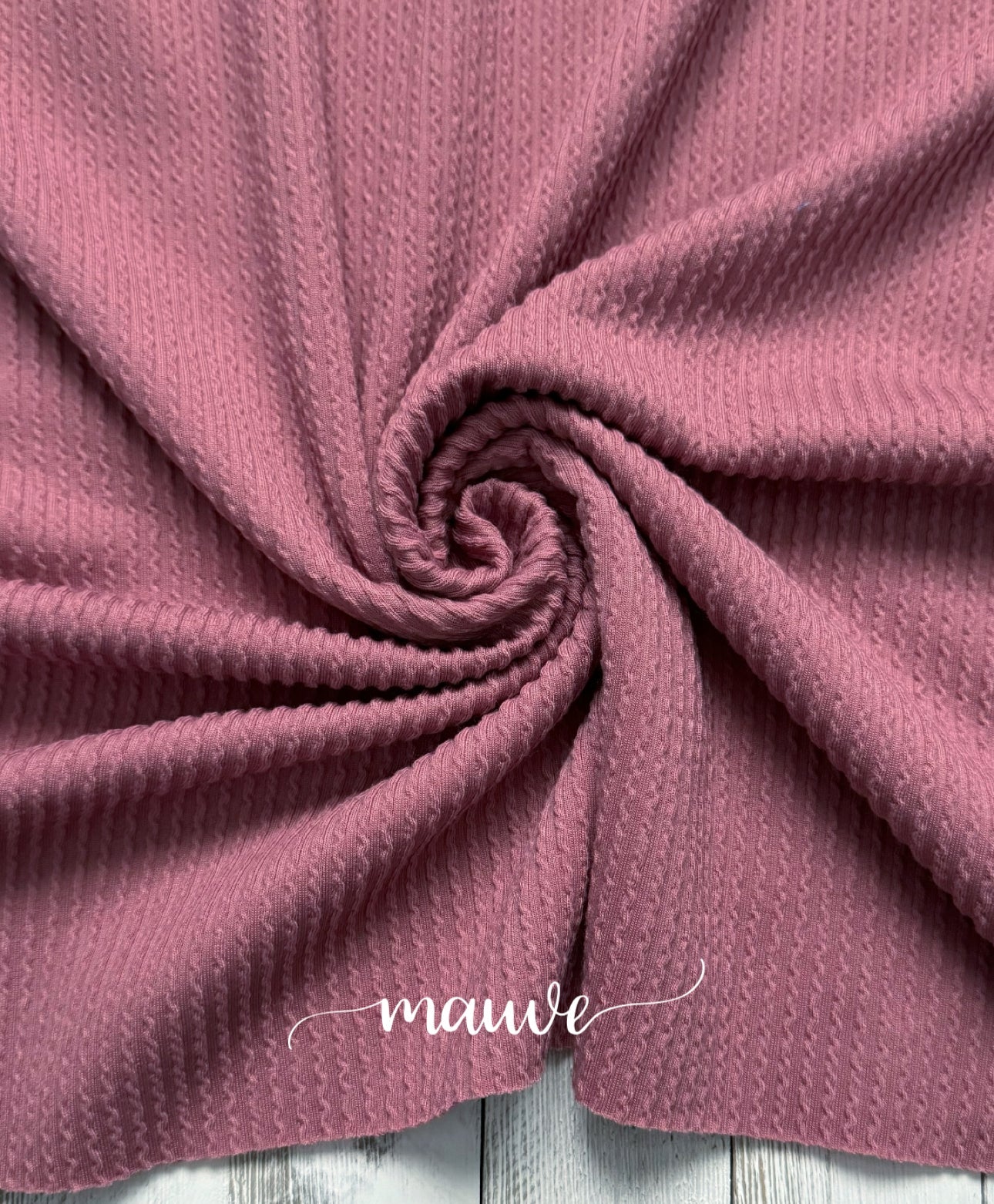 Mauve Cozy Knit