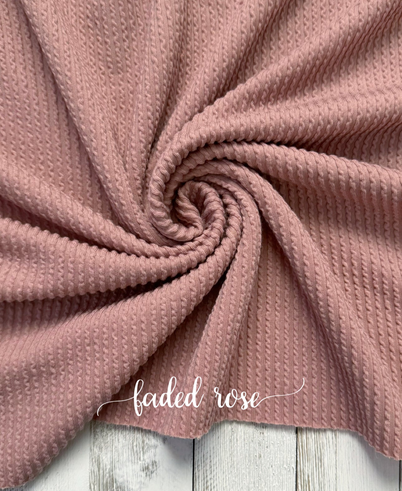 Faded Rose Cozy Knit