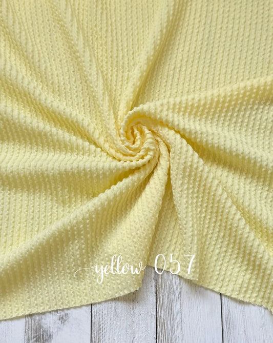 Pale Yellow Cozy Knit