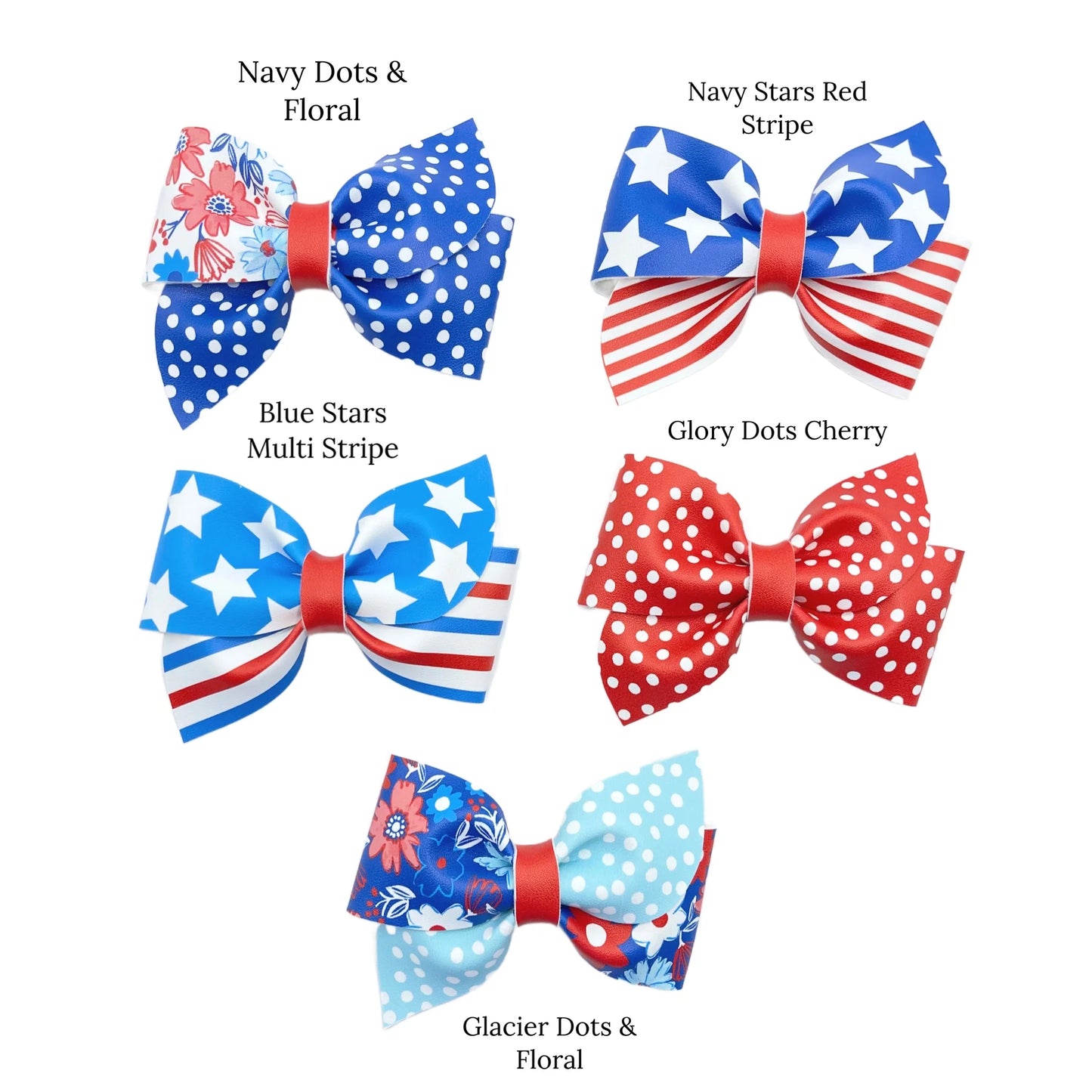 FOJ Leather Bows