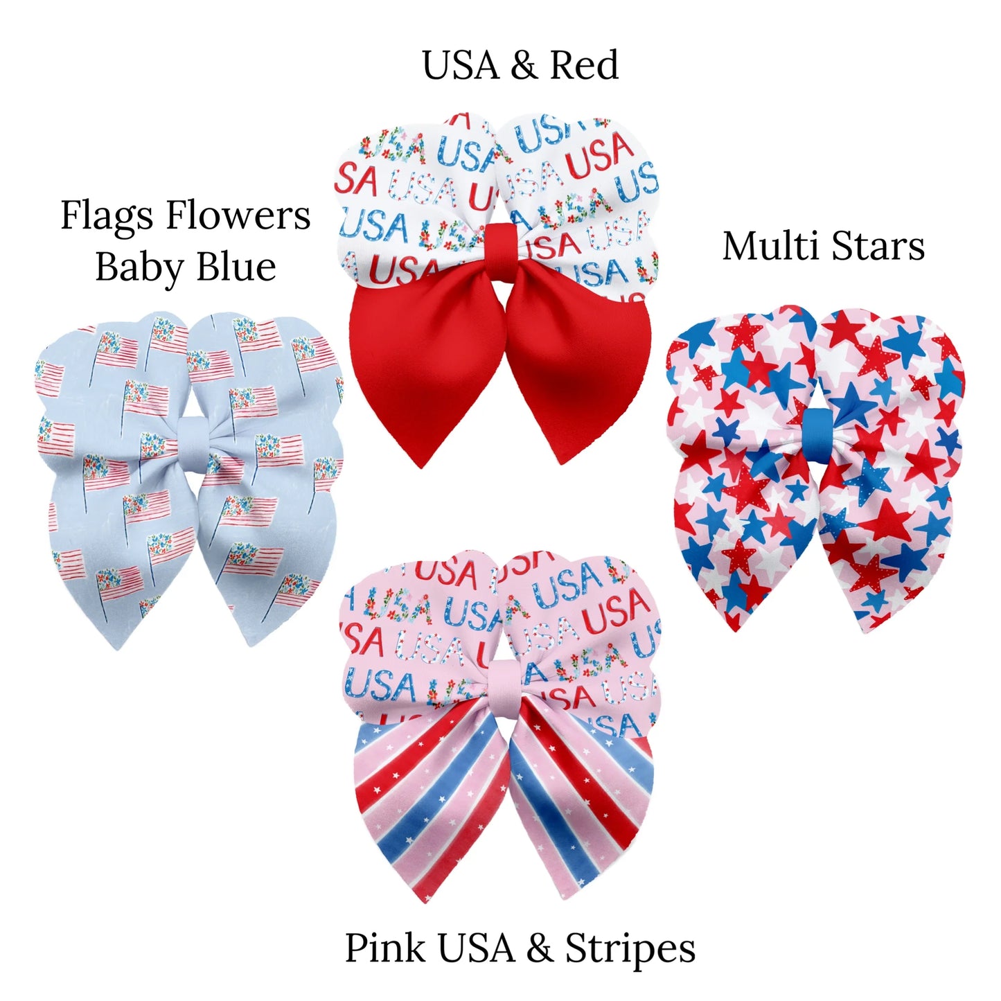 FOJ Leather Bows