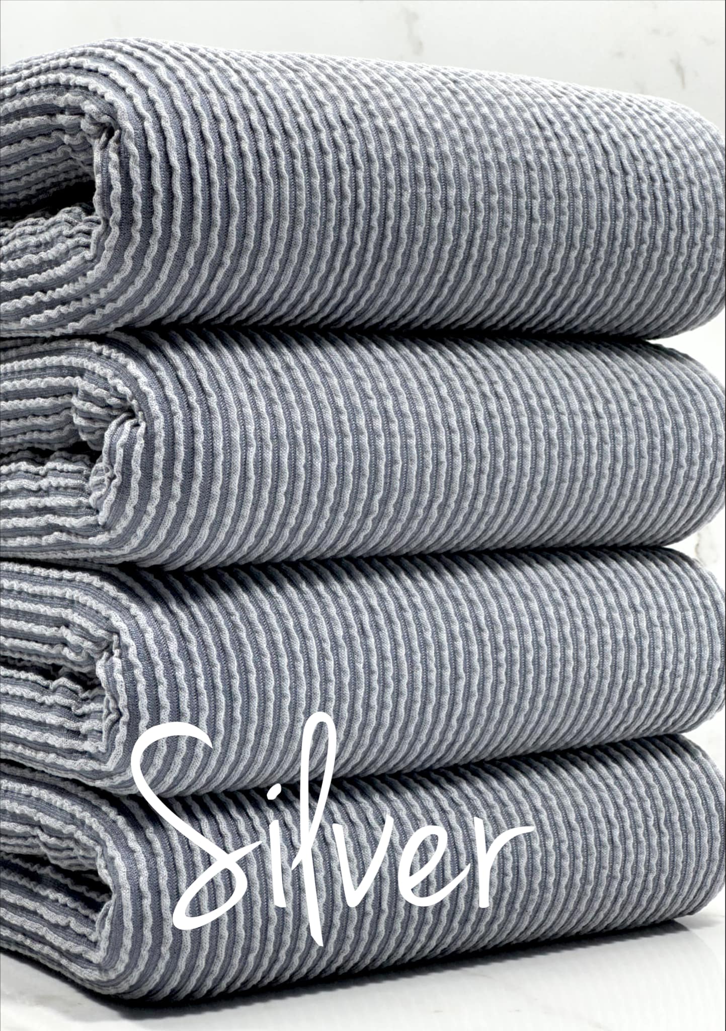 Silver Cozy Knit